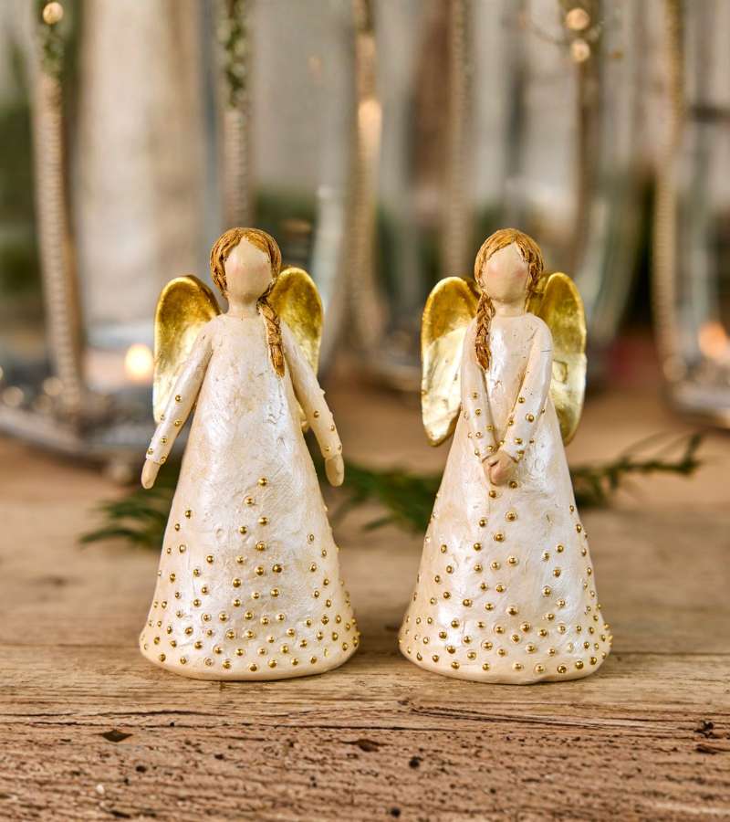 guld prikket engle OnlyByGrace