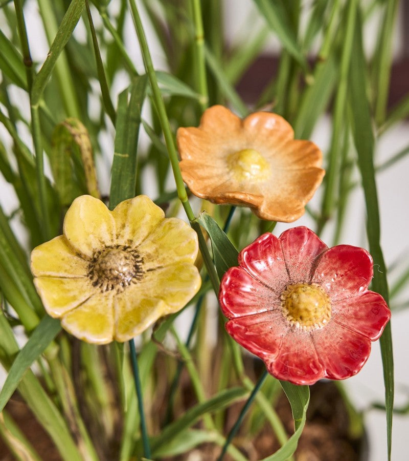 gyldne blomster keramik OnlyByGrace