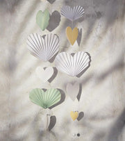heart chain pleated hearts OnlyByGrace
