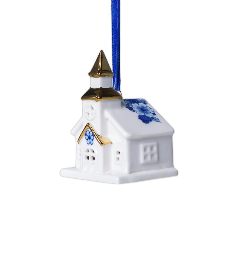 juleophæng kirke hvid blå motiv OnlyByGrace
