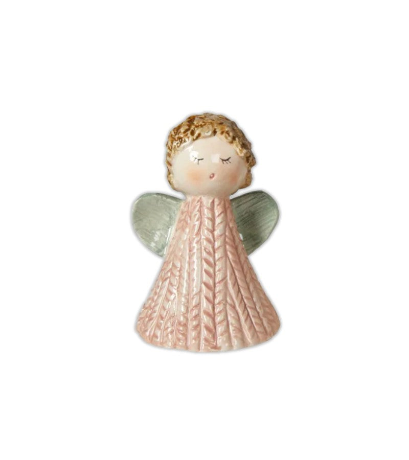 keramik engel rosa strikket OnlyByGrace