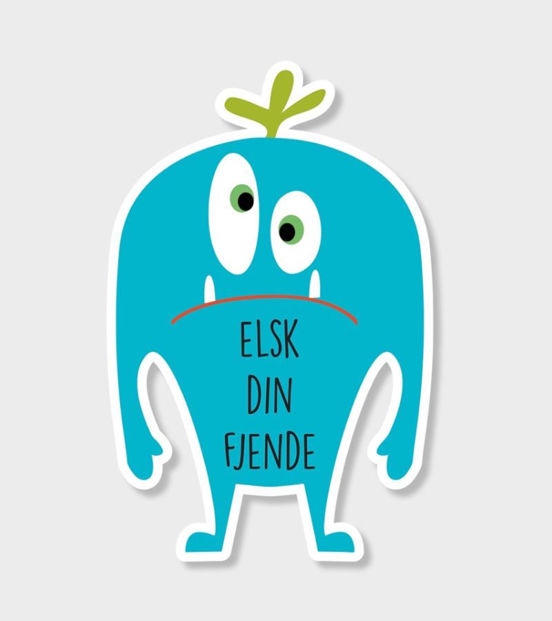 klistermærke elsk din fjende OnlyByGrace