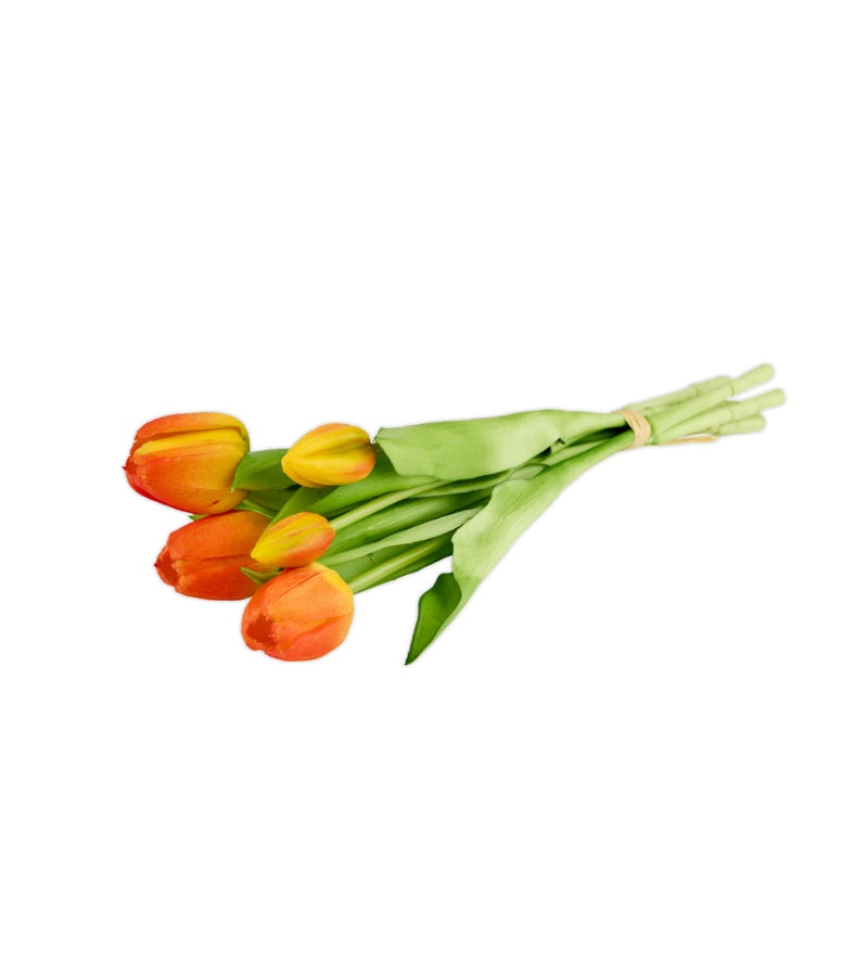 silkeblomst orange tulipaner OnlyByGrace