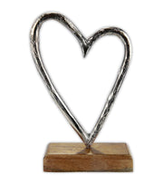 skulptur hjerte mangofod 22cm OnlyByGrace