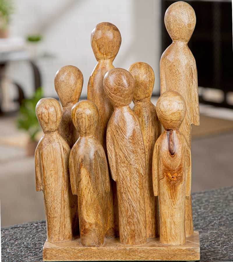 skulptur stor familien OnlyByGrace