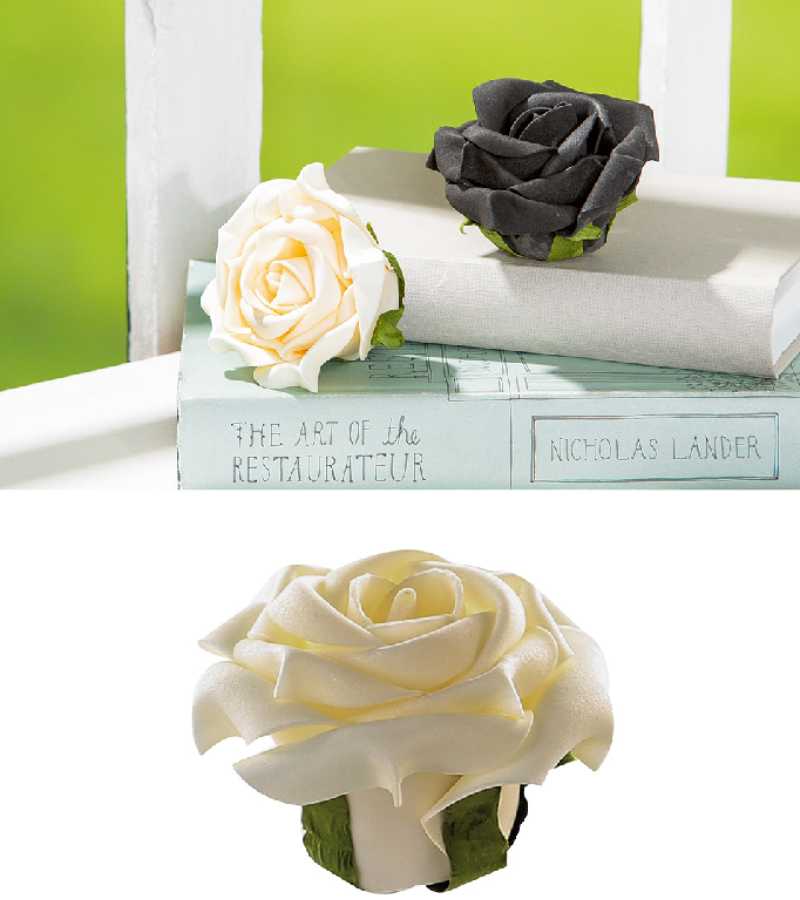 skum blomst hvid rose OnlyByGrace