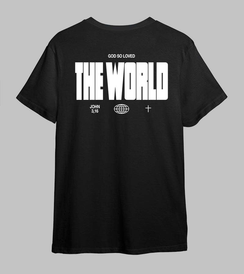 OnlyByGrace Black t-shirt theworld black back