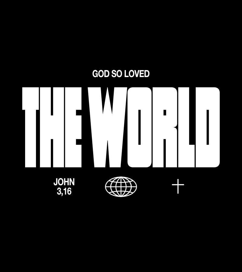 OnlyByGrace T-shirt the world black back