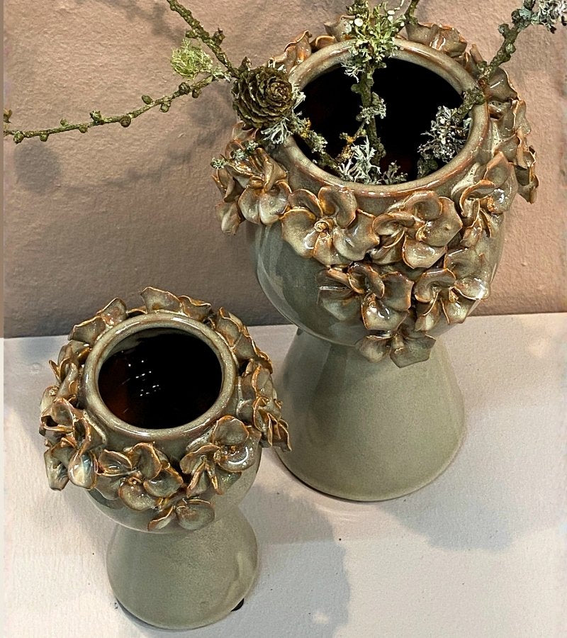 vase blomster fiona green 18h OnlyByGrace