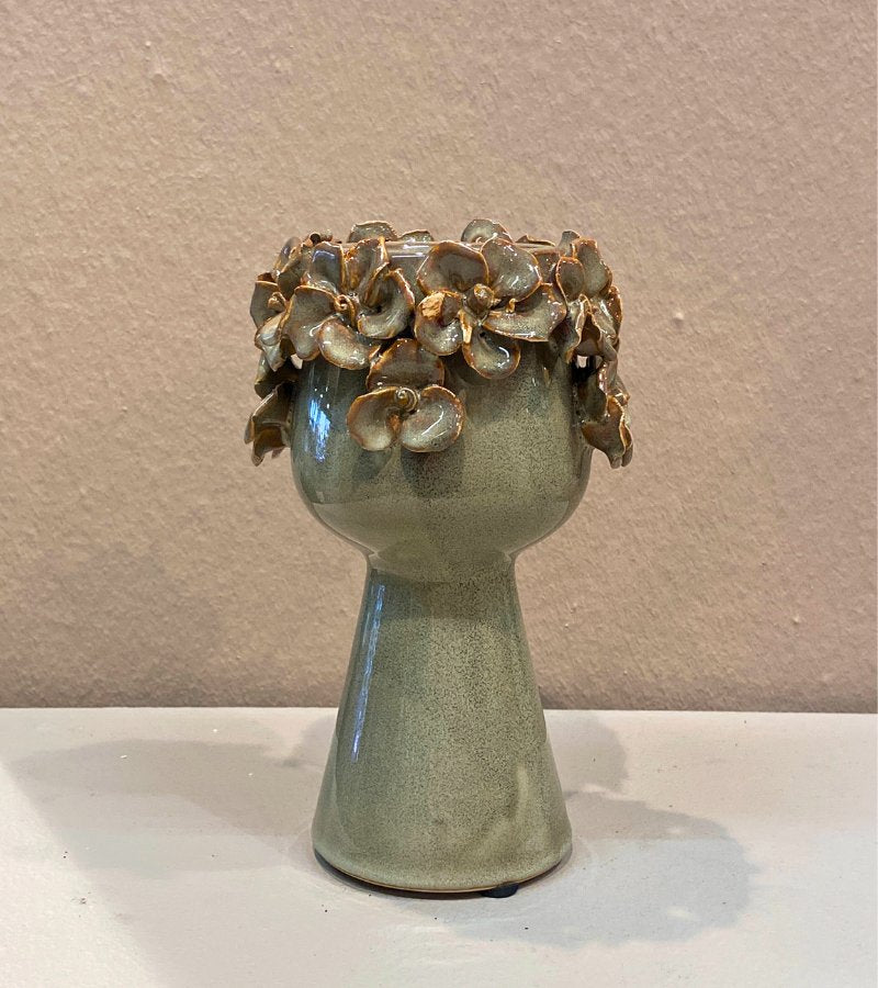 vase blomster fiona green 18h OnlyByGrace