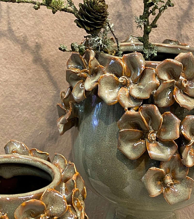 vase blomster fiona green 25h OnlyByGrace