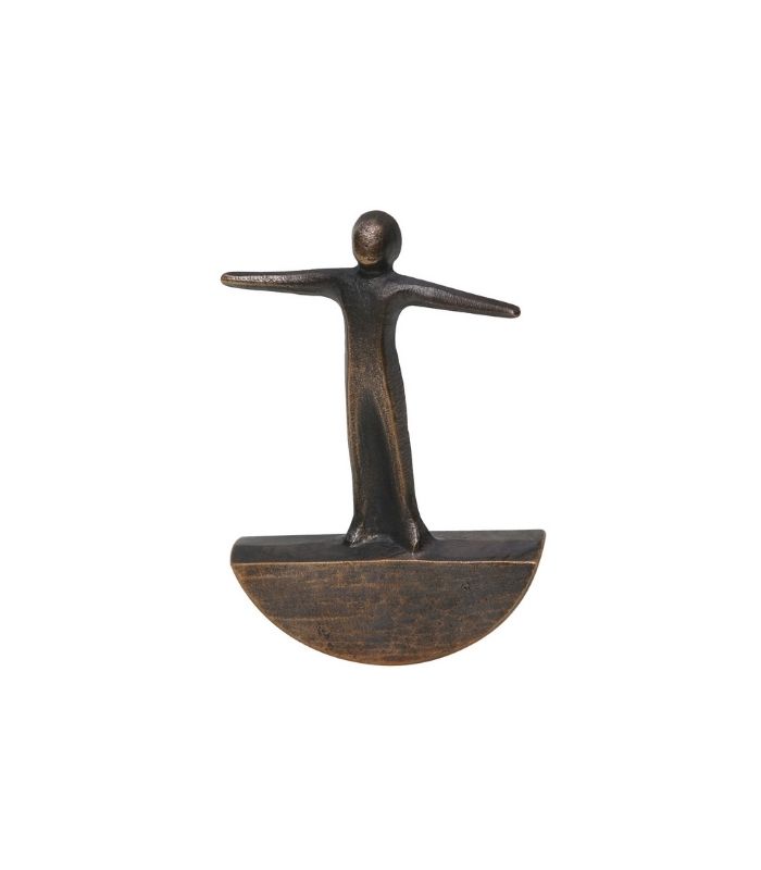 OnlyByGrace Bronzefigur menneske i balance