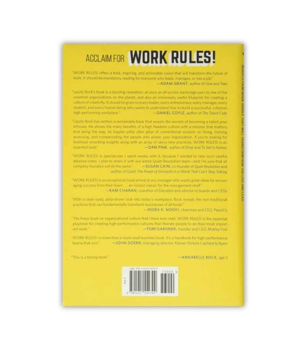 Work Rules Laszlo Bock OnlyByGrace