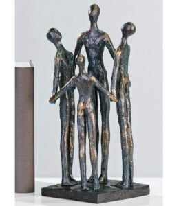 OnlyByGrace Skulptur Familie gruppe 30 cm sammenhold billede
