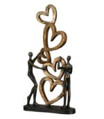 OnlyByGrace Skulptur Vi bygger kærlighed 41 cm