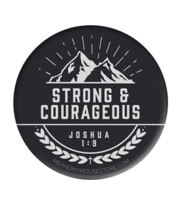 OnlyByGrace Badge Strong and courageous