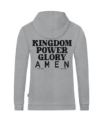 OnlyByGrace Hoodie Grå Kingdom Power glory Amen