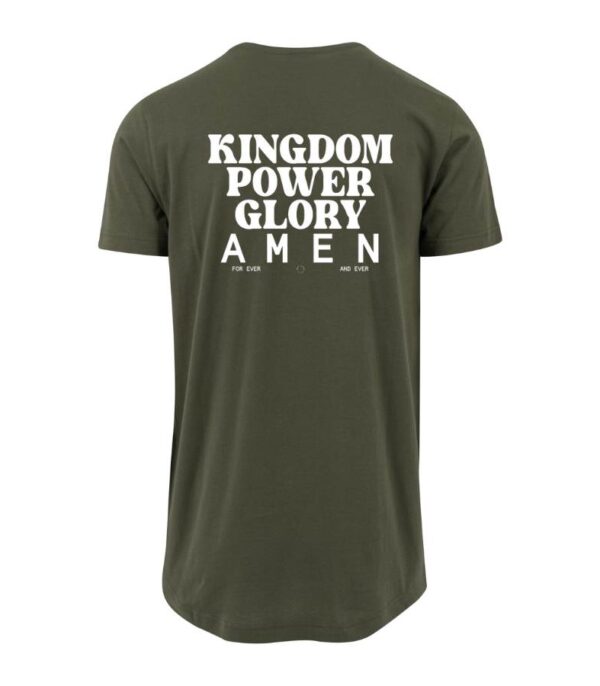 OnlyByGrace T-shirt olivegreen Kingdom power glory back
