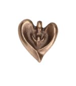 OnlyByGrace bronze hjerte engel holder barn