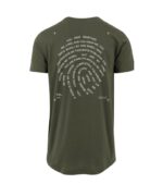 OnlyByGrace-t shirt Olivegreen Known and loved psalm 139 Back
