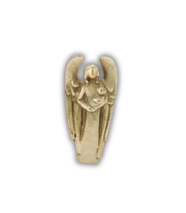 OnlyByGrace bronze engel med barn 7 cm