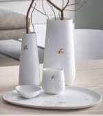 OnlyByGrace Vase hvid porcelæn billede