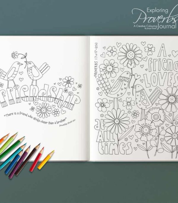 Exploring Proverbs Colouring Journal OnlyByGrace