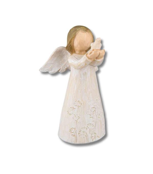 Blomster Engel Med Due 12cm OnlyByGrace