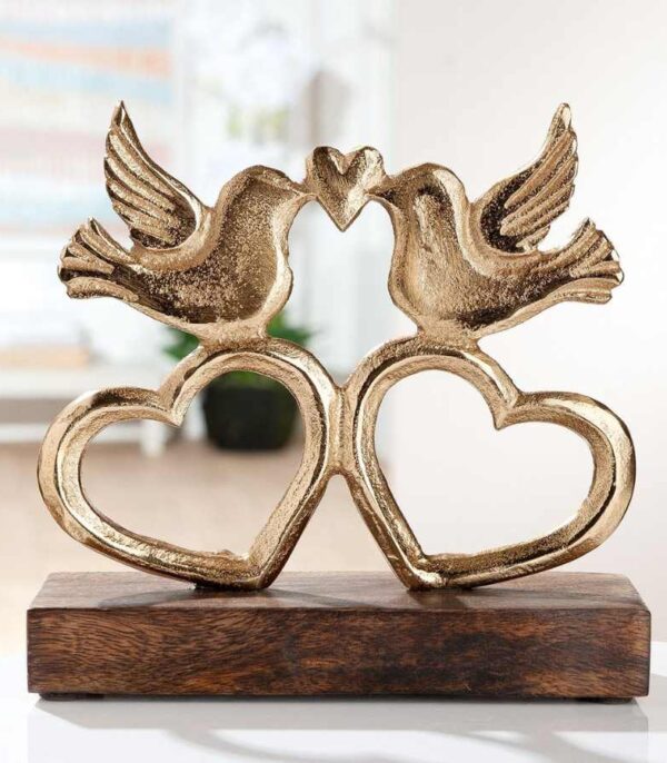 Guld Skulptur Lovebirds OnlyByGrace