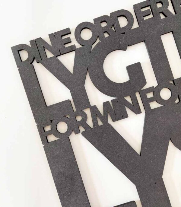 OnlyByGrace Bibelord En Lygte For Min Fod Sort