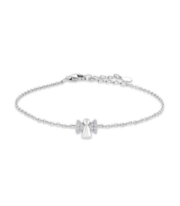 rhodineret sølvarmbånd engel OnlyByGrace