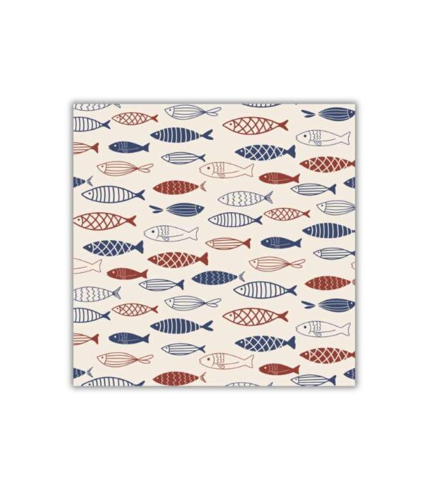 Lunsjservietter med fisk 20 stk. pk OnlyByGrace